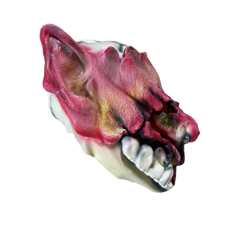VTG 1994 César‎ Latex Full Mask Monster Demon Horror France Halloween Prop RARE